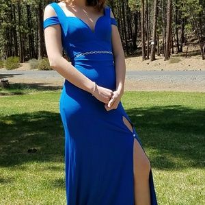 Beautiful Royal blue formal dress